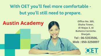 OET Training in Sharjah with Best Offer 0503250097