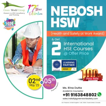 Enroll NEBOSH HSW Course in Dubai