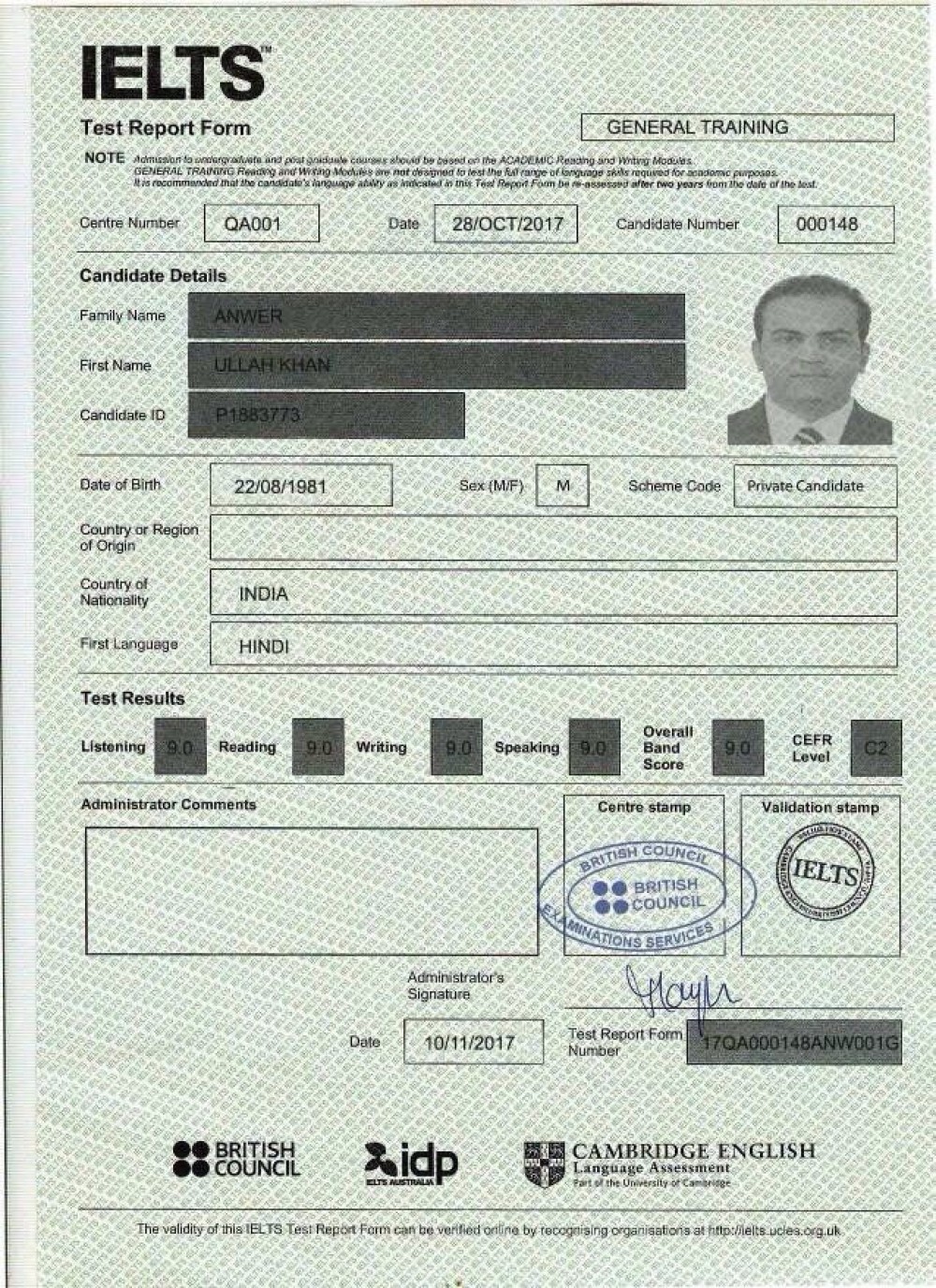 Buy IELTS in Tashkent, Hanoi, Hong Kong, Islamabad, Seoul,Tehran, Riyadh, Baghdad, Kabul, Kuala Lumpur