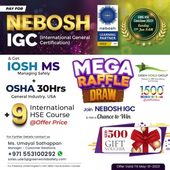 Reserve your Spot Now! Exclusive Offer for NEBOSH IGC Course