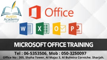 Ms-Office Classes in Sharjah with Great Offers 0503250097
