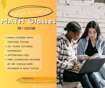 IB math private tutors dubai offline maths classes JLT