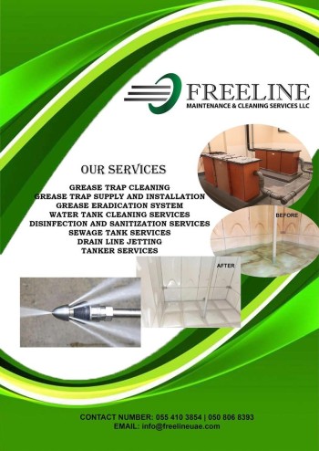 Grease Trap maintenance and AC Duct Cleaning Dubai