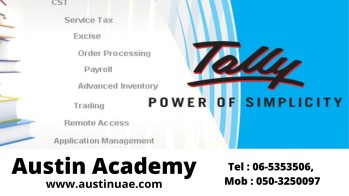 Tally Classes in Sharjah with Best Offer 0503250097