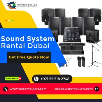 Sound Systems With Speakers, DJ Equipment Rental Dubai