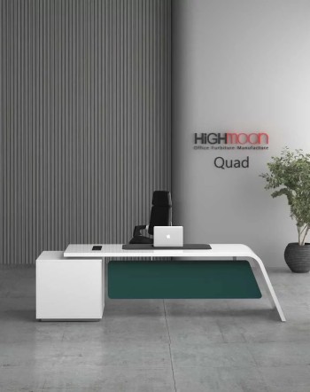 Eid Special Offer New Design Office Furniture Quad Straight Manager Desk | Highmoon Furniture