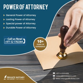 Power of Attorney Drafting and Notarization services