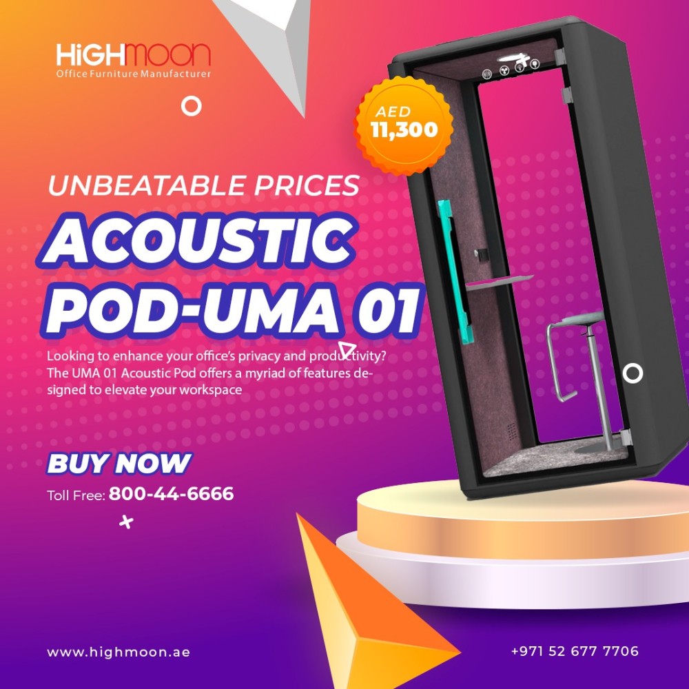 Create a Serene Workspace with Acoustic Pods by Highmoon Office Furniture