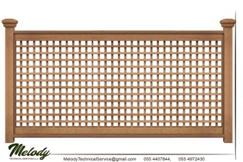 Wooden Fence For Home And Garden Privacy in Dubai (1)