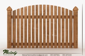 Wooden Fence For Home And Garden Privacy in Dubai (3)