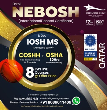 Taking Safety Training in Newer Heights Nebosh Course in Qatar
