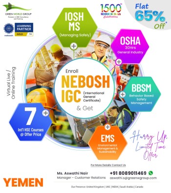  The Benefits of Taking  NEBOSH Course in Yemen