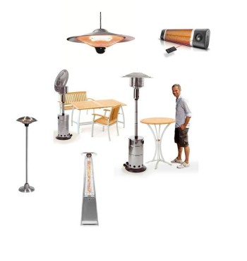 The Patio heaters rentals (mushroom & Pyramid)