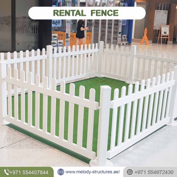 Rental Fence in UAE, Temporary Fence Service