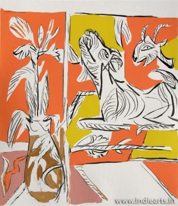 K G Subramanyan Paintings - Limited Edition Prints & Serigraphs