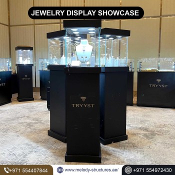 Jewelry Display Showcases | Rental Display Stands UAE