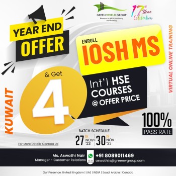  Discover the All-Inclusive IOSH Course in Kuwait with Green World Group