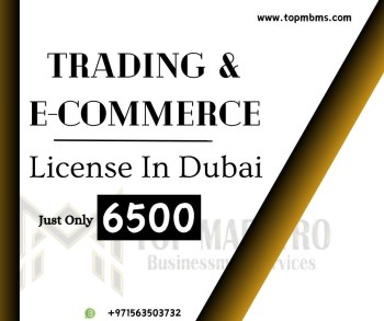 E-Commerce And Trading License in Dubai # 0563503402