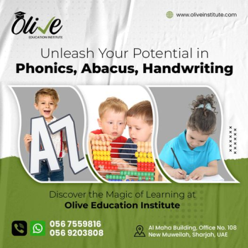 Abacus, Phonics and Handwriting classes: Olive Institute.