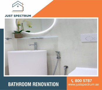 Professional and Affordable Bathroom Renovation Services in dubai - Just Spectrum