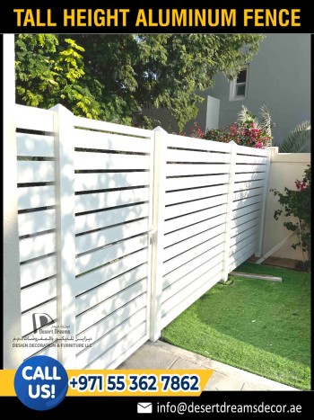 Tall Height Aluminum Fences in UAE