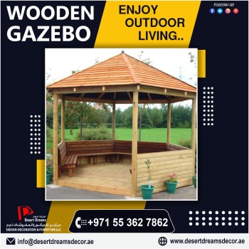 Wooden Gazebo in Uae_Wooden Gazebo Dubai_Gazebo Abu Dhabi (2)