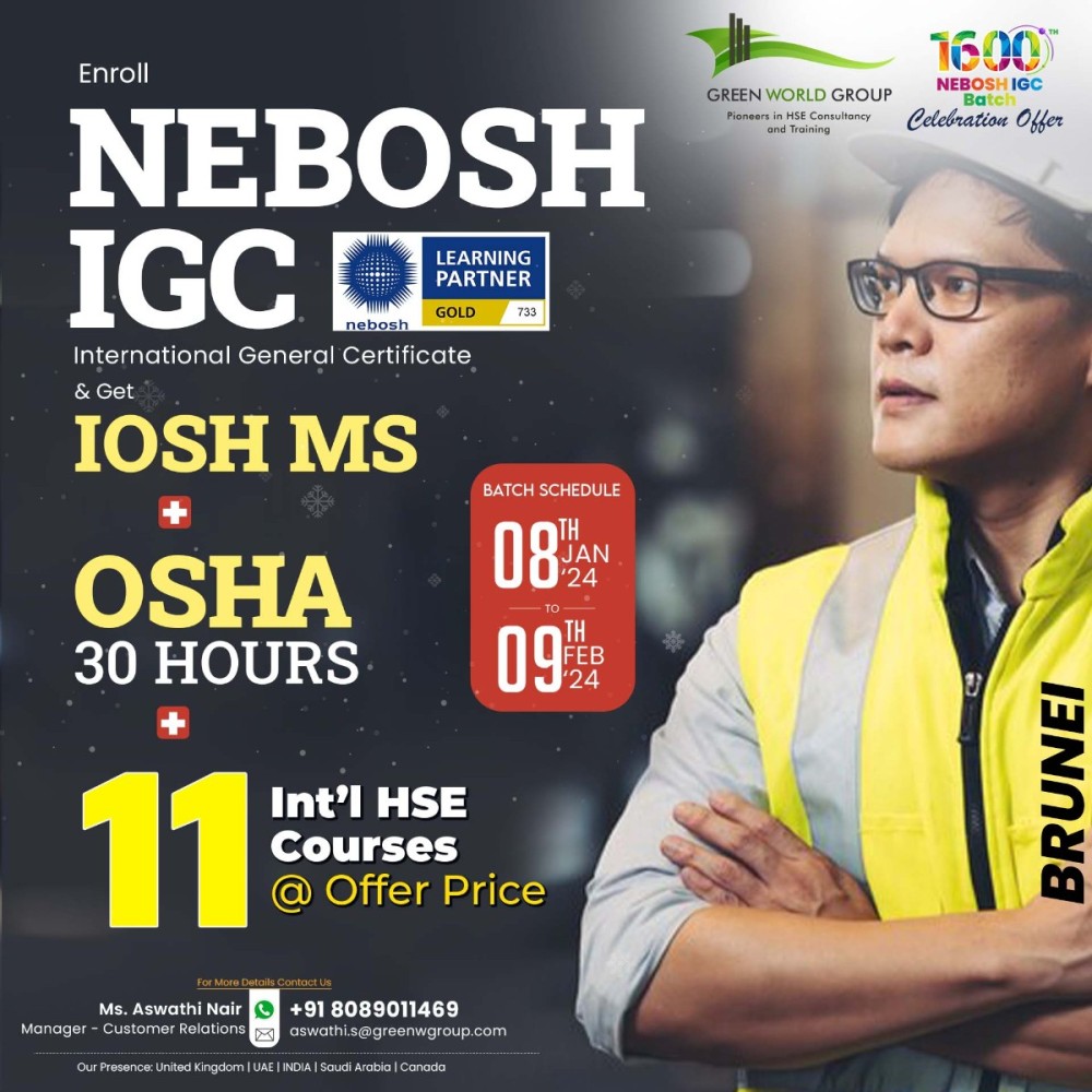 Navigating challenges and Inspiring success in HSE - Nebosh Course in Brunei