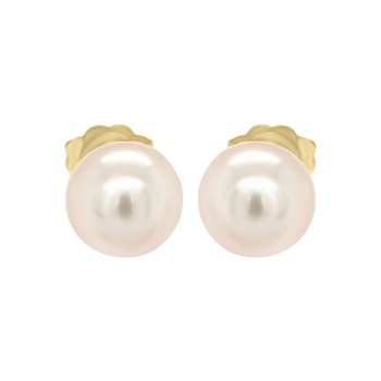 Dangling White South Sea Pearl And Diamond Earrings In 18 Yellow Gold – Emiratesdiamonds