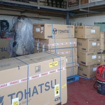 Tohatsu Outboard in box