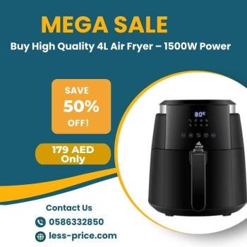 Simplify-Cooking-Buy-High-Quality-4L-Air-Fryer-1500W-Power-dubai