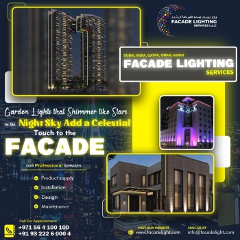 Facade Lighting in Dubai | Lighting Company | Facade Lighting Services