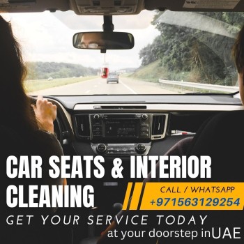 car seats detail cleaning dubai | 0563129254 | car interior cleaning near me  Leather car seat clean