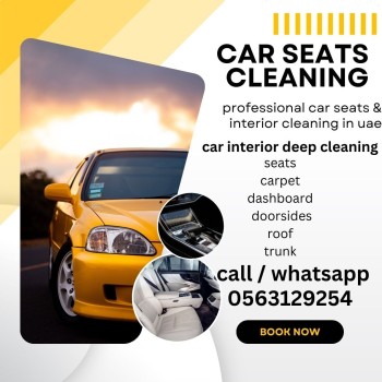 car seats detail cleaning dubai 0563129254 interior cleaning uae  