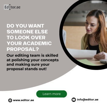 High Standard Business & Academic Proposal Editing Service For Dubai and UAE Folks