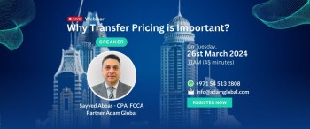 Webinar on Transfer Pricing in UAE and why It Is Important