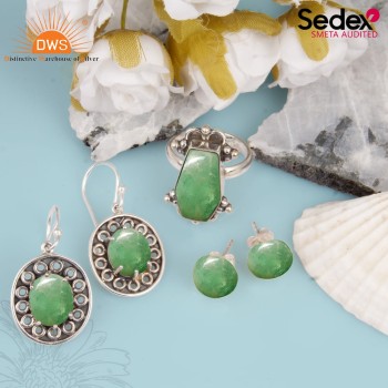 High-Quality Aventurine Aqua Quartz Jewelry at Wholesale Prices