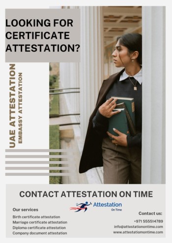 UAE Embassy attestation services in Dubai