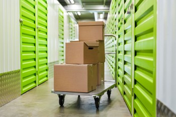 boxes-on-cart-in-storage-unit