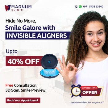 Magnum Dental Clinic - Invisible Aligners in Dubai