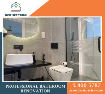 Professional and Affordable Bathroom Renovation Services in dubai - Just Spectrum