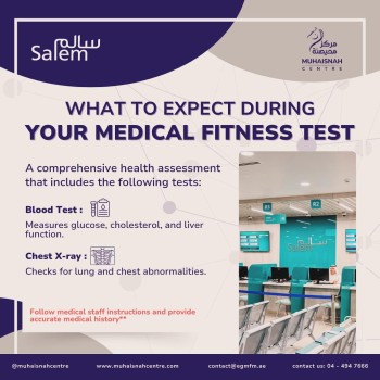 Get Your DHA Medical Fitness Test for Visa at Muhaisnah Centre, Dubai