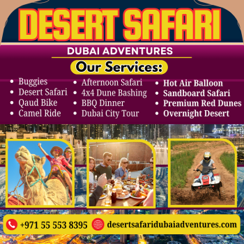 Desert Safari Dubai ADventures | +971 55 553 8395