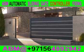 Automatic Sliding Gate controller Machine Fixing Ajman Sharjah 