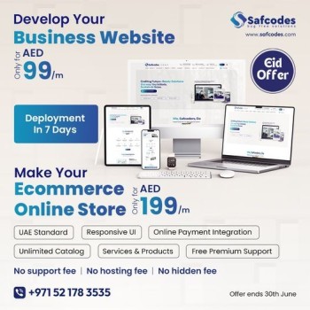 Ecommerce website services in Dubai - Safcodes LLC