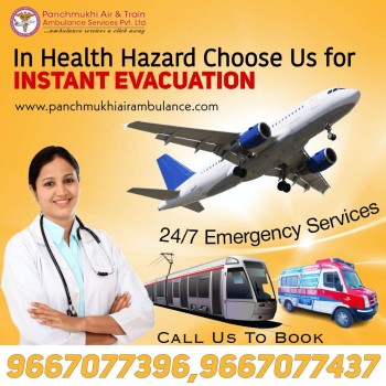 For Maintained Medical Services Use Panchmukhi Air Ambulance Services in Bhubaneswar