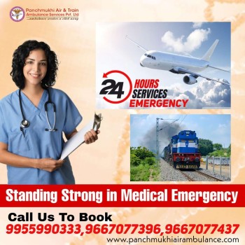 Take First-class Panchmukhi Air Ambulance Services in Gorakhpur for Patient Transfer