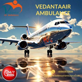 For Life-Saving Healthcare Team Book Vedanta Air Ambulance Service in Dibrugarh 