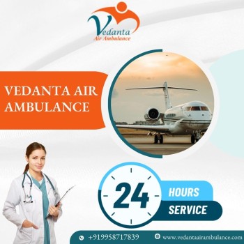 Pick Vedanta Air Ambulance from Kolkata with World-Level Medical Facility