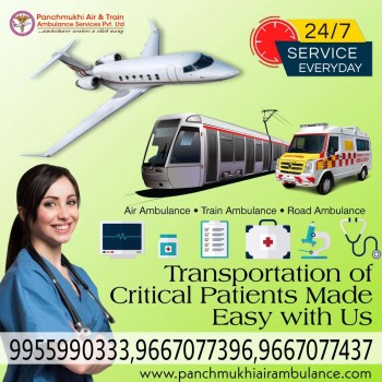 For Adequate Medical Care Take Panchmukhi Air Ambulance Services in Bhopal