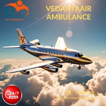 For Top-class ICU Setup Take Vedanta Air Ambulance Service in Ranchi